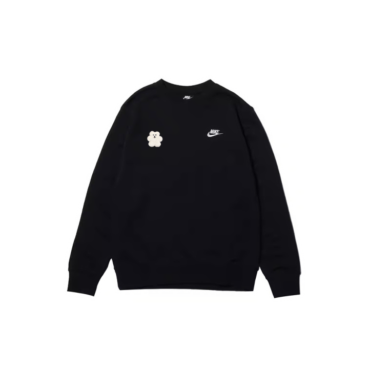 Nike Nike Sweatshirts Men's Black Crew Neck Moderate Regular