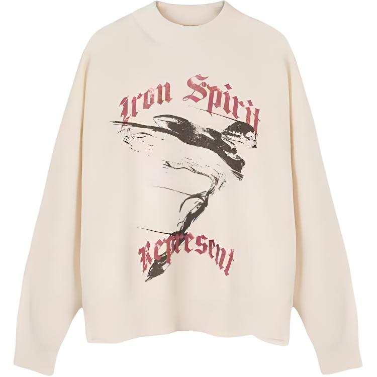 REPRESENT REPRESENT Sweaters Unisex White Crew Neck Moderate Other