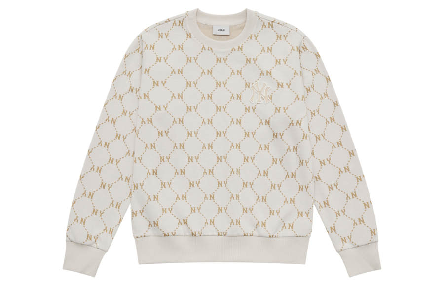 MLB MLB MONOGRAM SS25 Sweatshirt Unisex Ivory White
