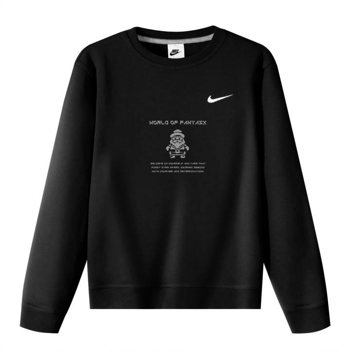 Nike Nike Sweatshirts Unisex Black Crew Neck Moderate Regular