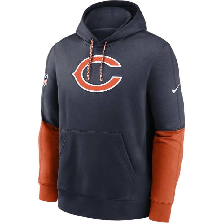 Nike Nike Chicago Bears Sideline Team Issue Club Men's Nike Nfl Pullover Hoodie