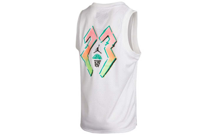 Jordan Jordan Tank Tops Men's White Crew Neck Moderate Straight Fit