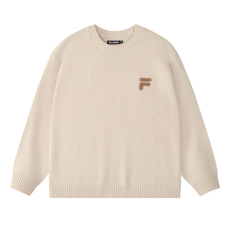 FILA FUSION FOB Sweater Unisex Wheat Cream