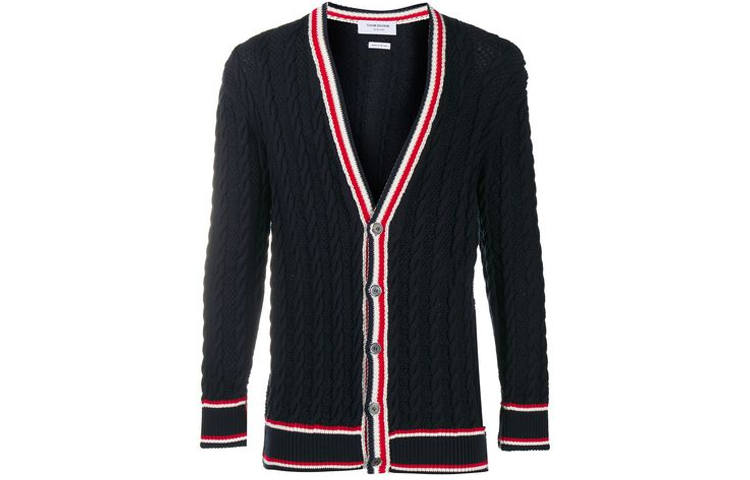 THOM BROWNE THOM BROWNE· FW21 Knitwear Men's Marine Blue