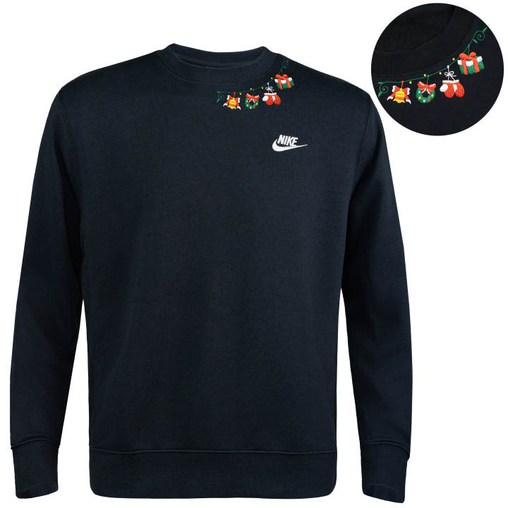 Nike Nike Sweatshirts Unisex Black Crew Neck Moderate Regular
