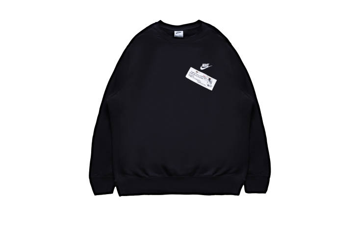 Nike Nike Sweatshirts Men's Black Crew Neck Moderate Regular
