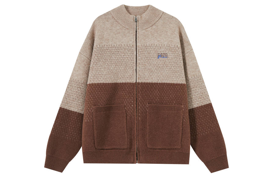 F426 F426 Sweaters Unisex Stand Collar Moderate Cardigan