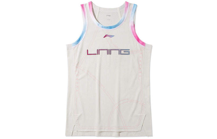 Li-Ning Li Ning Sports Basketball Collection Tank Top Men's Mist White