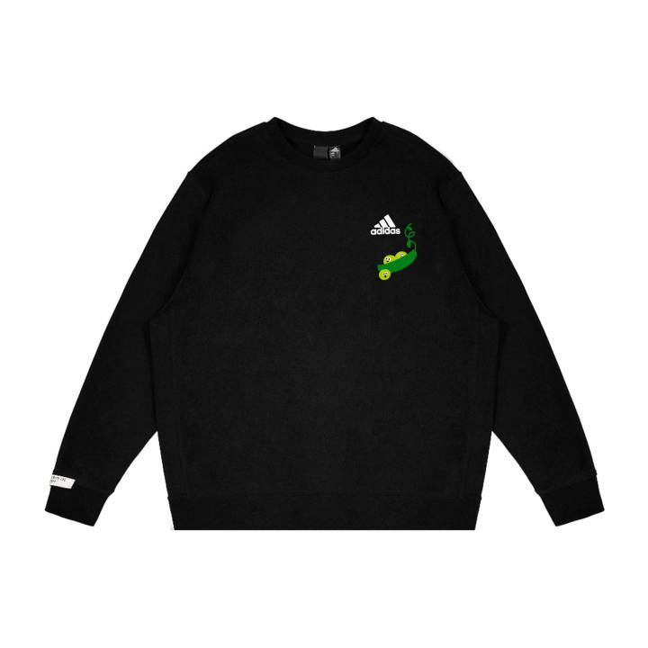 Adidas Adidas Sweatshirts Unisex Black Crew Neck Moderate Regular