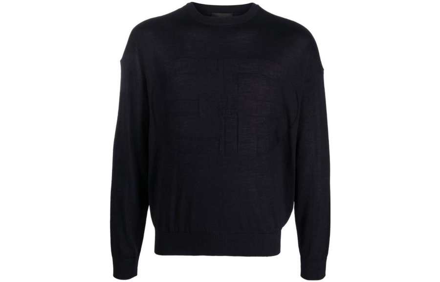 EMPORIO ARMANI SS22 Sweater Men's Black