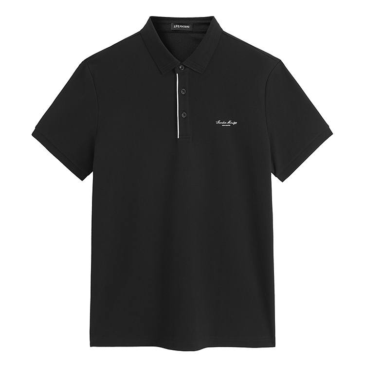 PEACEBIRD MEN Polo Shirts Men's Lapel Moderate Straight Fit