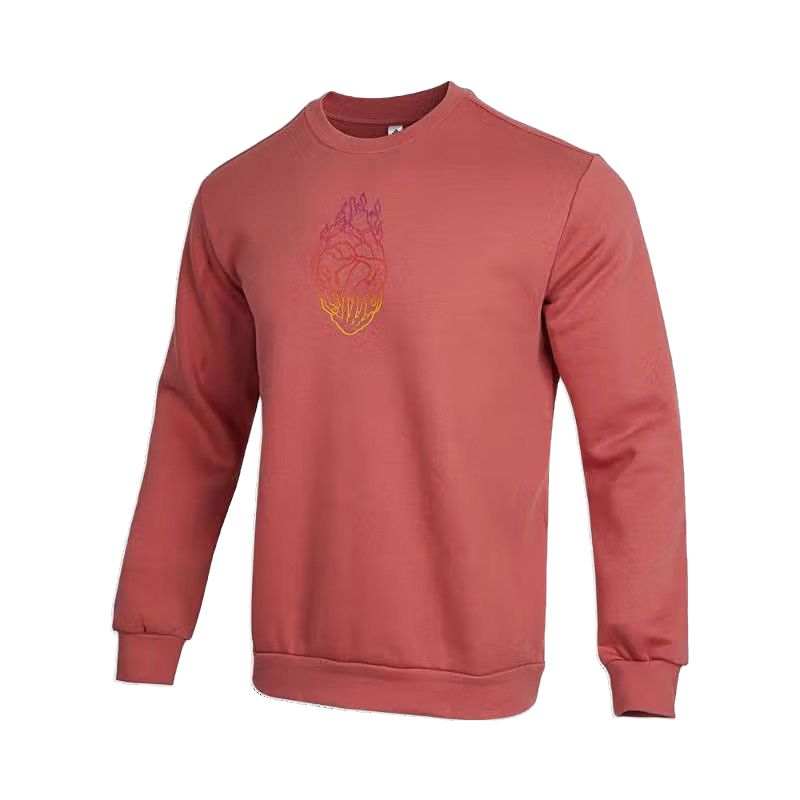 Adidas Adidas Sweatshirts Men's Red Crew Neck Moderate