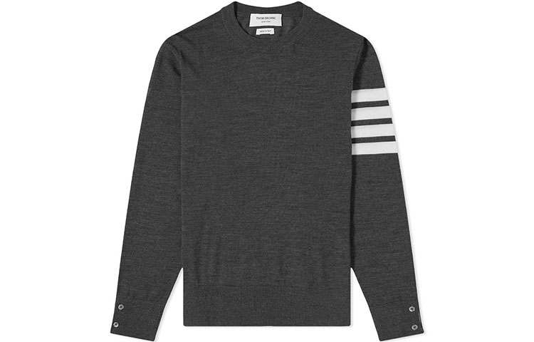 THOM BROWNE THOM BROWNE 4 Bar Crewneck Pullover