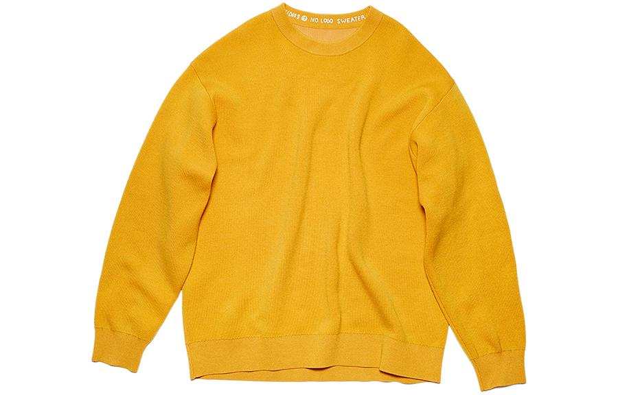 Acne Studios Acne Studios SS22 Sweater Men's Dark Yellow