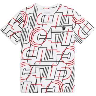 Ducati T Shirts Unisex White Crew Neck Moderate Straight Fit