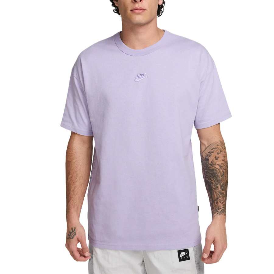 Nike Nike Sportswear Essentials Sustainable Materials Premium T Shirt Men's Purple