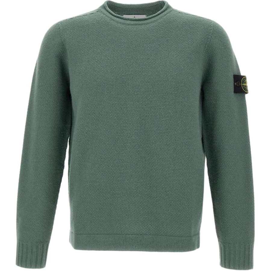 Stone Island Compass-motif knit jumper