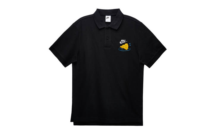 Nike Nike Polo Shirts Men's Black Polo Collar Moderate Straight Fit