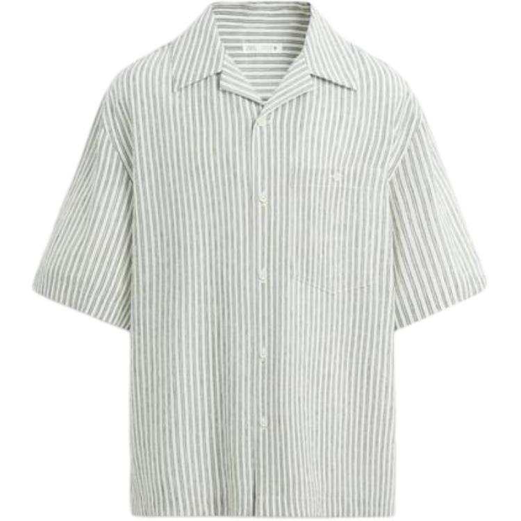 ZARA ZARA Shirts Men's Stripes Moderate