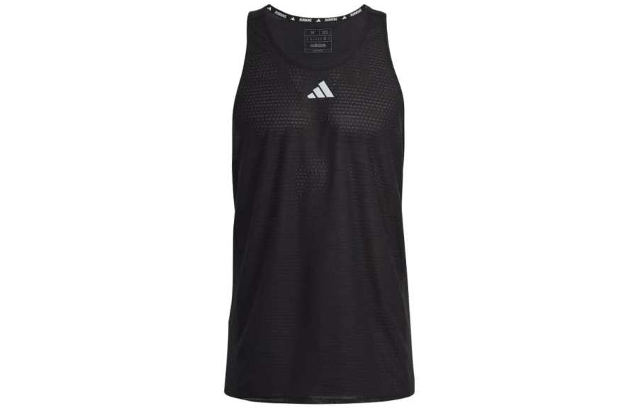 Adidas Adidas X CITY Tank Tops Men's Black Crew Neck Moderate Straight Fit