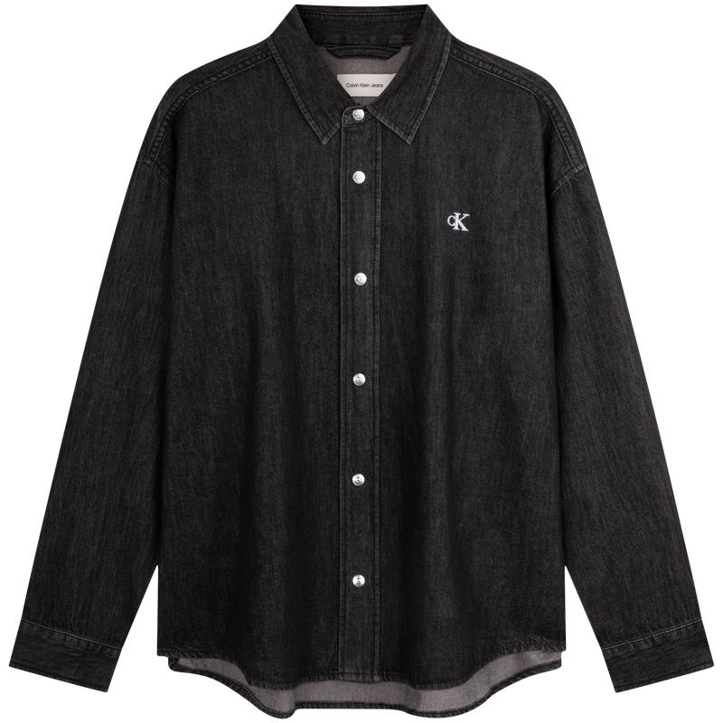 CALVIN KLEIN Shirt Men's Denim Black