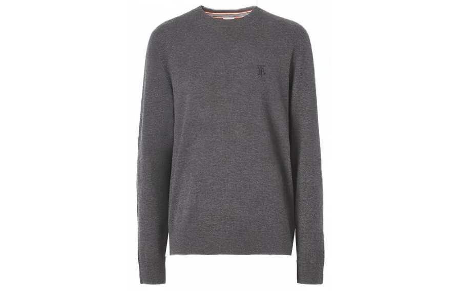 Burberry Cashmere Sweater Men's Gray