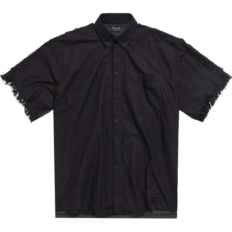 Balenciaga Graphic print Frayed Shirt