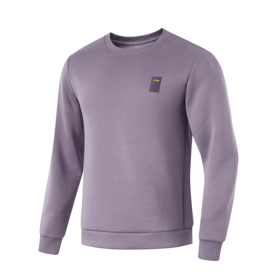 Li-Ning Li Ning Fitness Series Sweatshirt Men's Crow Gray Purple