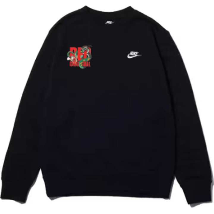 Nike Nike Sweatshirts Unisex Black Crew Neck Moderate Regular