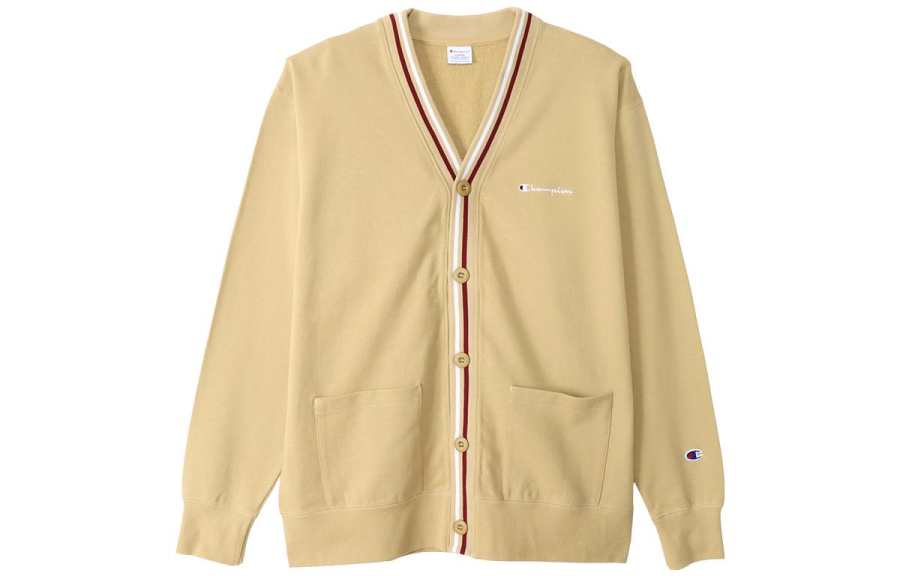 Champion Sweaters Men's V Neck Moderate Cardigan
