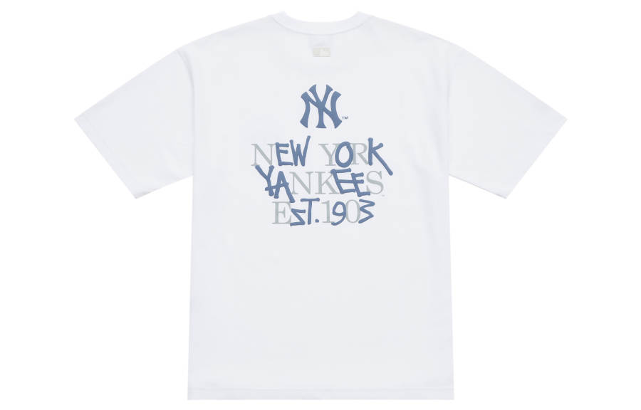 MLB MLB New York Yankees Basic Collection SS25 T Shirt Unisex White