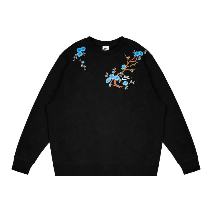 Nike Nike Sweatshirts Unisex Black Crew Neck Moderate Regular