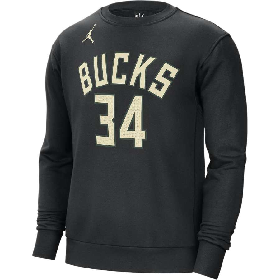 Jordan Jordan Nba Milwaukee Bucks Giannis Antetokounpo Fleece Loose Fit Sweatshirt