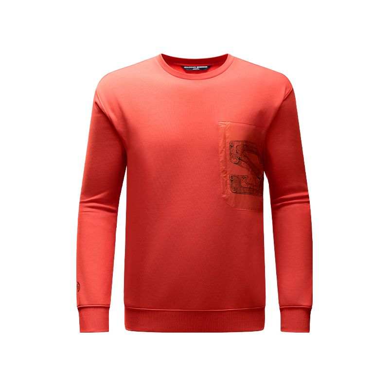 SALOMON CNY Sweatshirt Unisex Fire Red