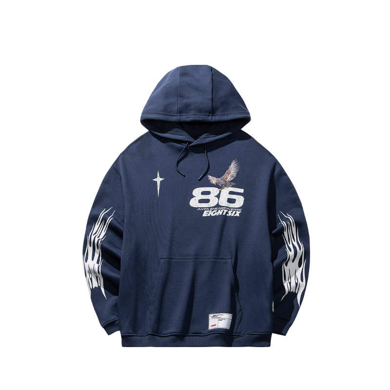 ANTA SNEAKERVERSE ATSV Eagle Sweatshirt Men's Bright Moon Blue