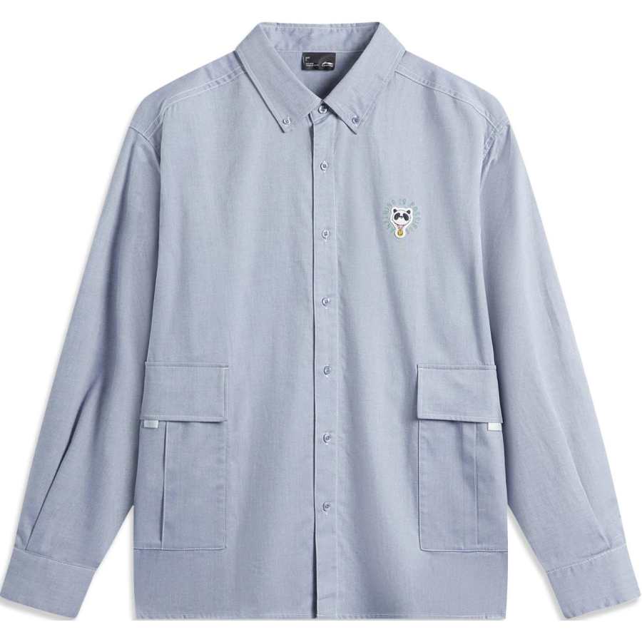 Li-Ning Li Ning Sports Life Collection Shirt Men's Sea Salt Blue
