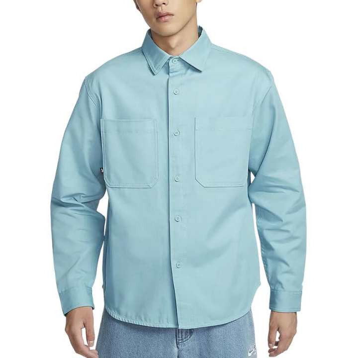 Nike Nike SB Shirt Unisex Denim Blue Green/White