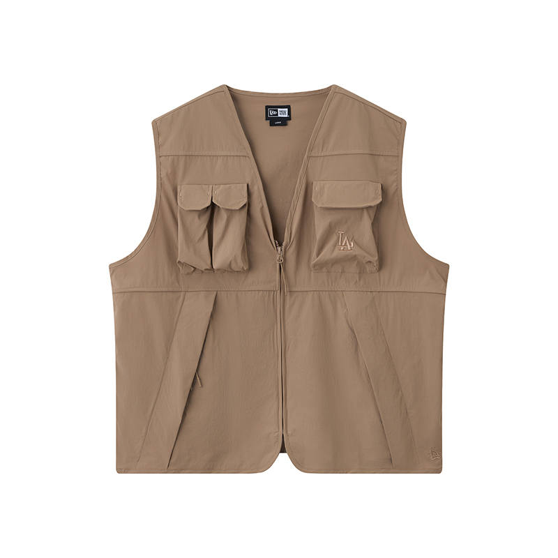 New Era X MLB Tank Tops Unisex Brown V Neck Moderate Other