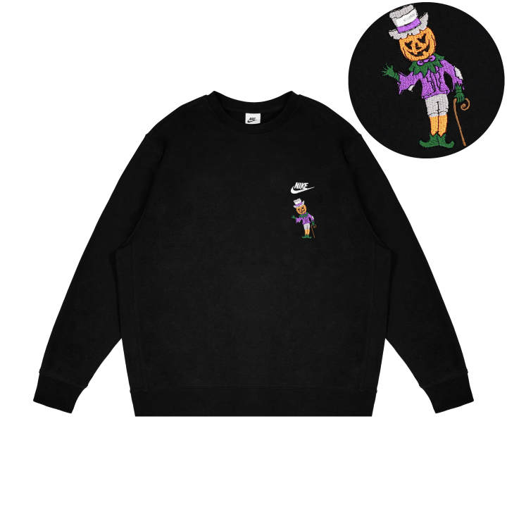 Nike Nike Sweatshirts Unisex Black Crew Neck Moderate Regular