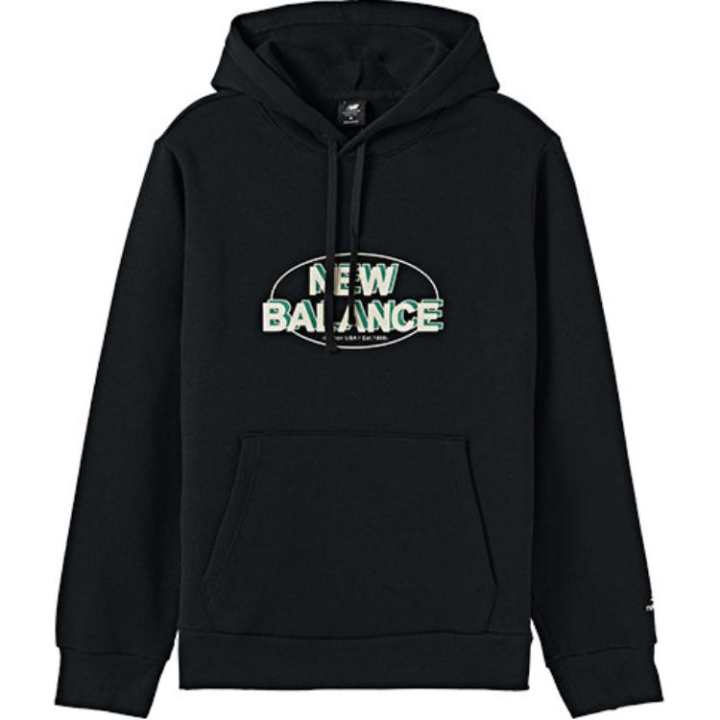 New Balance New Balance Sweatshirts Men's Black Hooded Moderate Regular