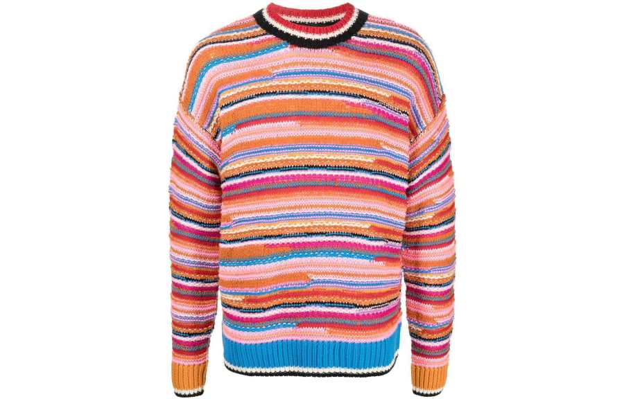 DSQUARED 2 【Previous Season】striped wool-blend jumper