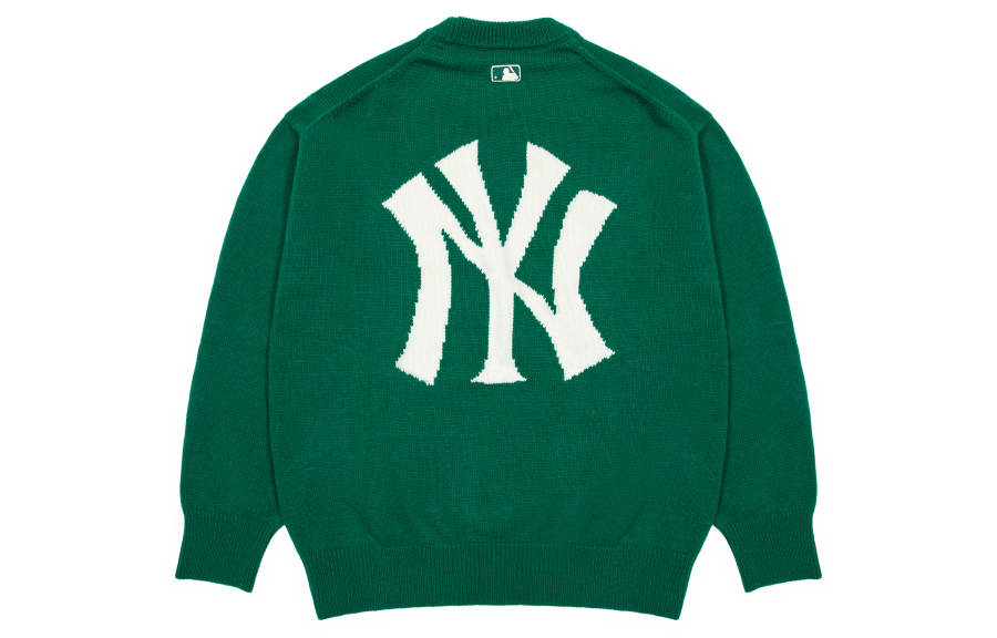 MLB New York Yankees Sweaters Unisex Green Crew Neck Moderate Other