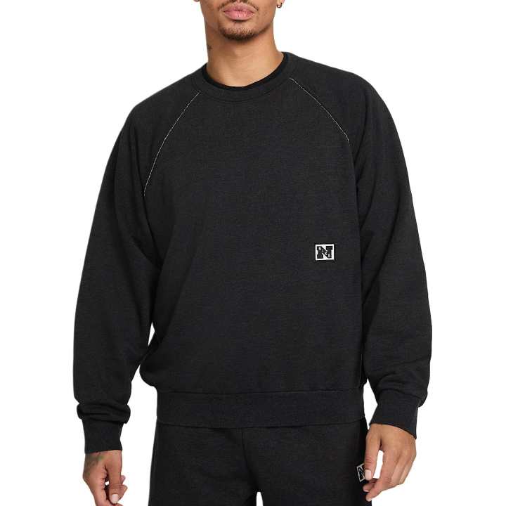 Nike Nike HeritageDri Fit Sweatshirt Men's Black/Heather/Pale