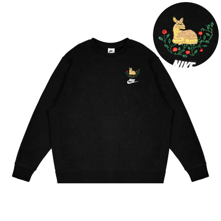 Nike Nike Sweatshirts Unisex Black Crew Neck Moderate Other