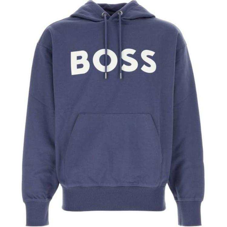 HUGO BOSS Boss HUGO BOSS Logo Printed Drawstring Hoodie