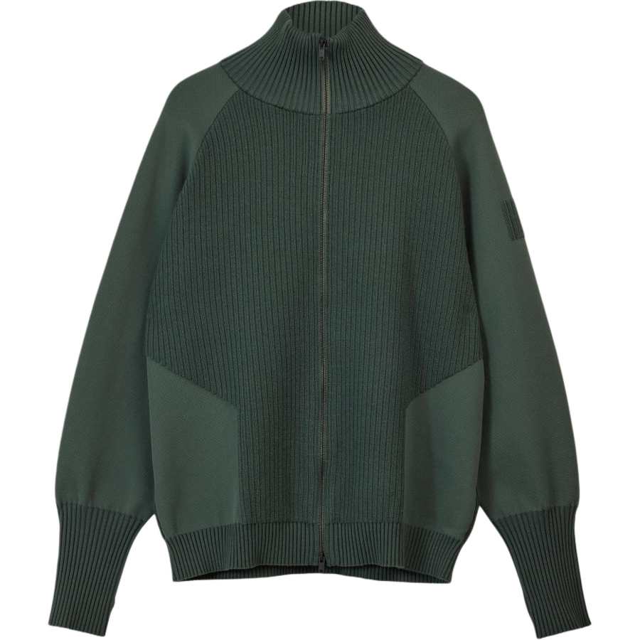 Adidas Adidas FUNNEL NECK KNIT SWEATER Unisex Gray Stone Green