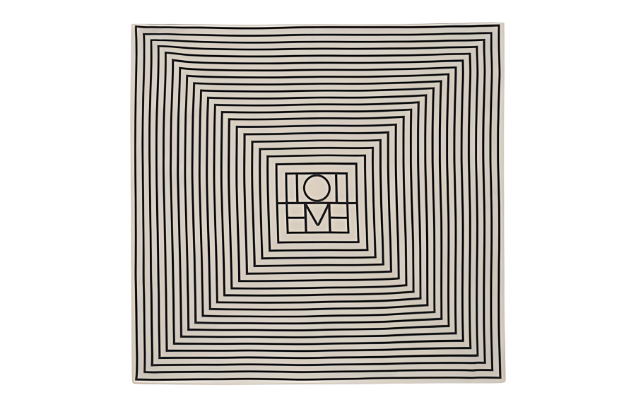 Toteme Geometric Printed Finished Edge Scarf
