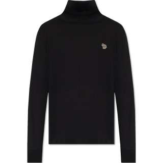 PS By Paul Smith Ps Paul Smith Zebra Patch Turtleneck Knit Jumper