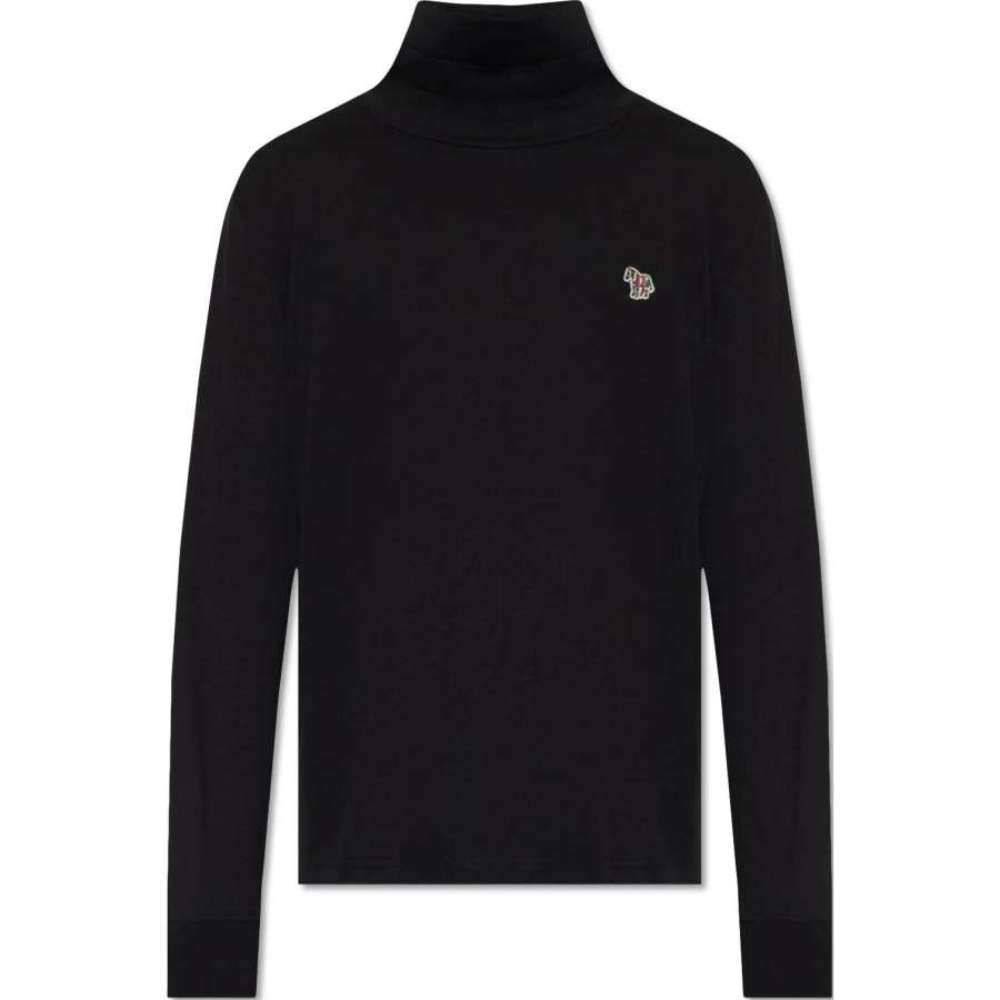 PS By Paul Smith Ps Paul Smith Zebra Patch Turtleneck Knit Jumper
