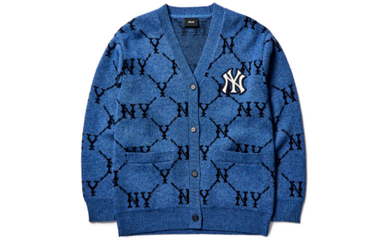 MLB MLB Old Flower Knitwear Unisex Blue